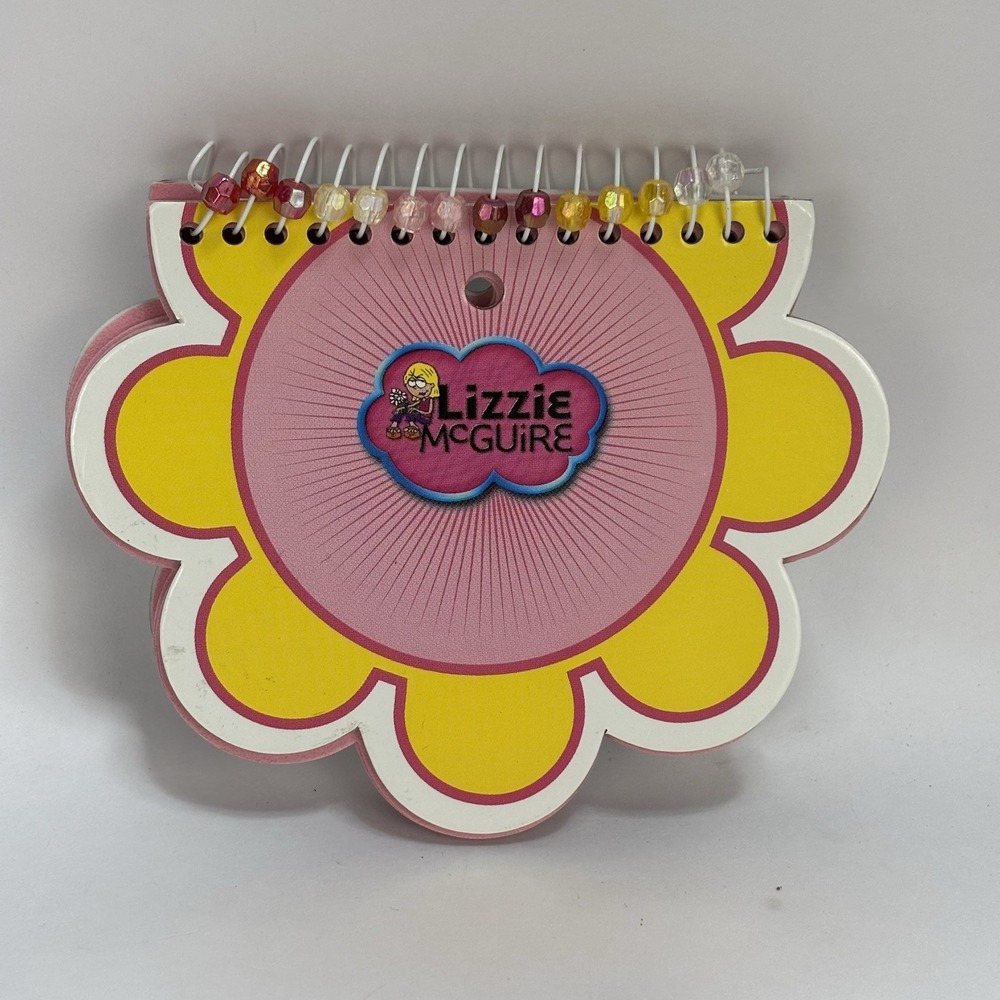 Lizzie McGuire Notebook Beads Flower Disney